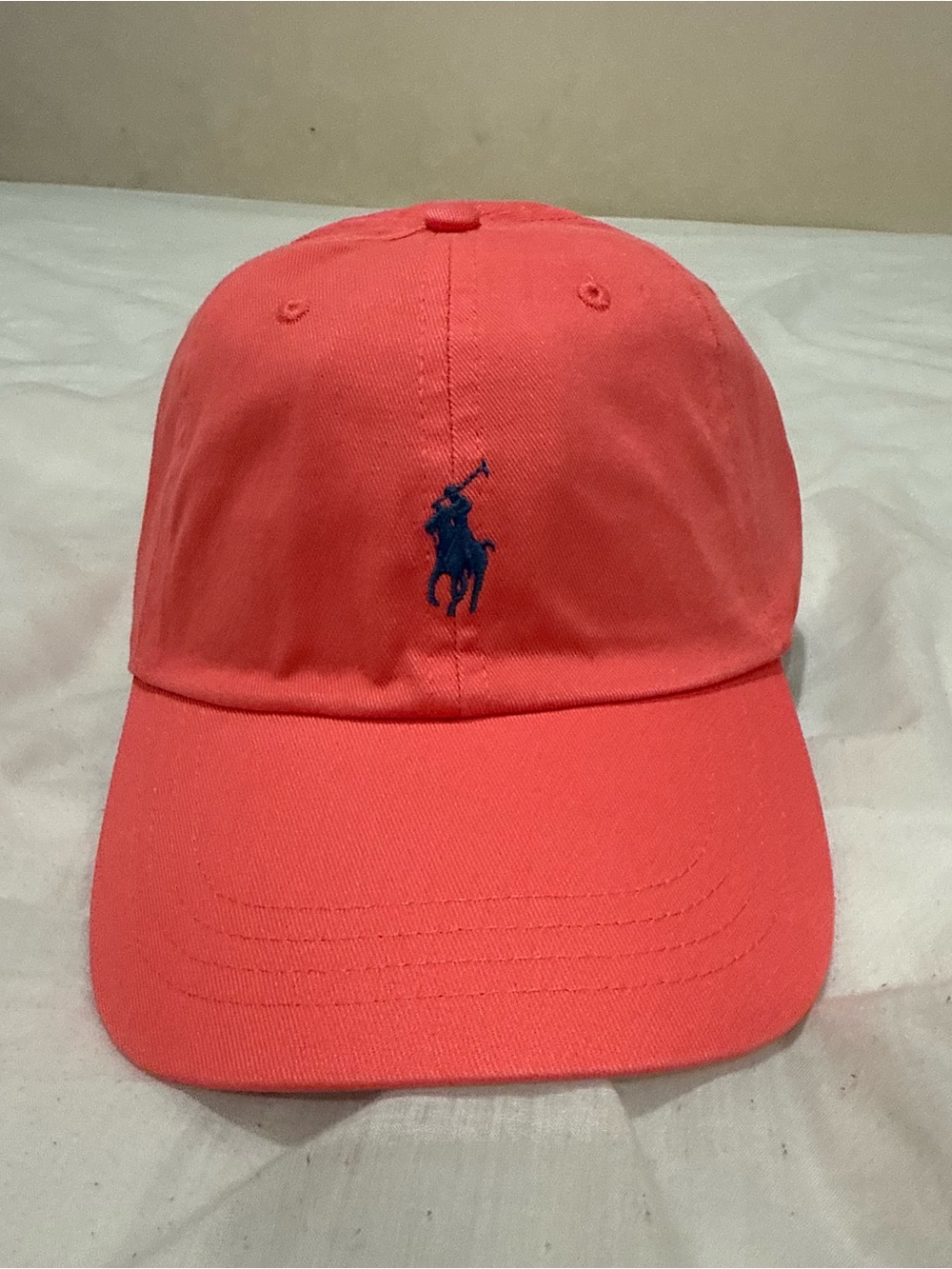 Ralph Lauren orange Polo Pony Baseball Cap